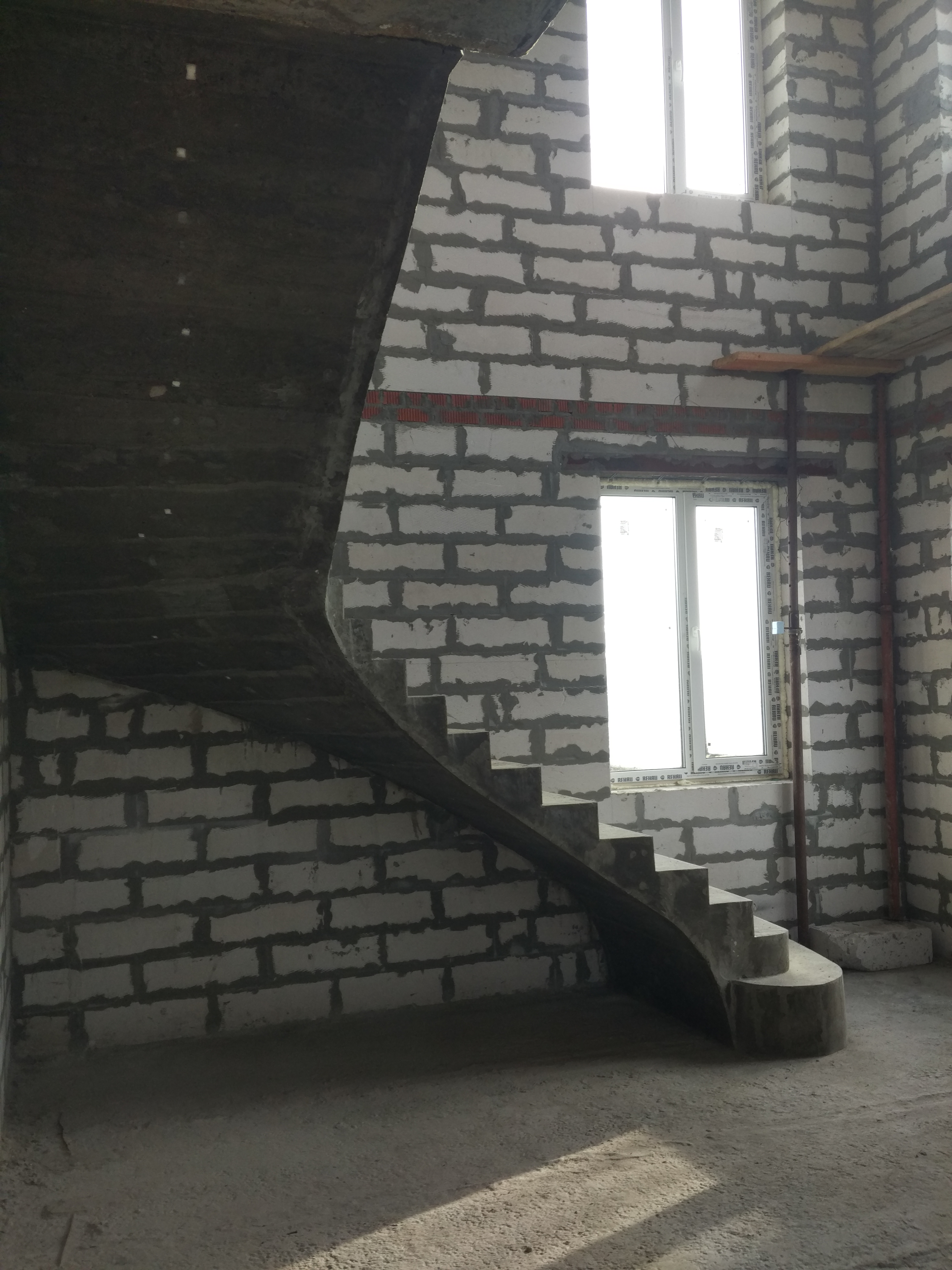 Бетонная монолитная лестница (Раменское). Фото 8