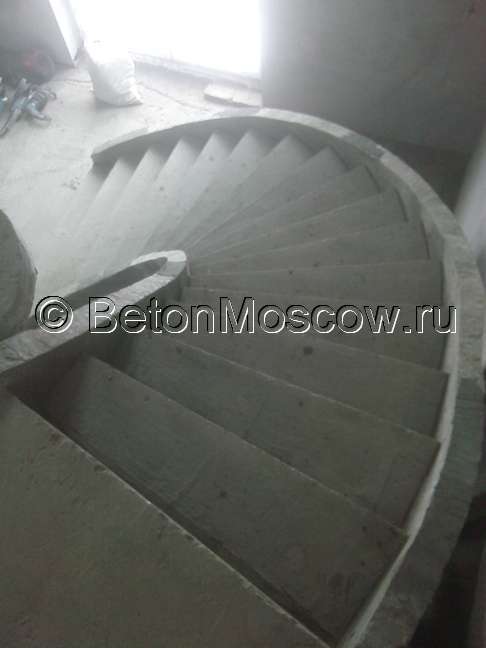Бетонная монолитная лестница (Апрелевка). Фото 14