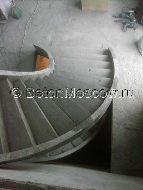 Бетонная монолитная лестница (Апрелевка). Фото 15