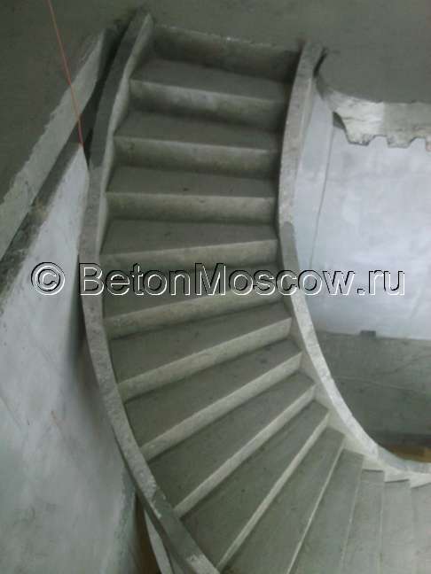 Бетонная монолитная лестница (Апрелевка). Фото 17