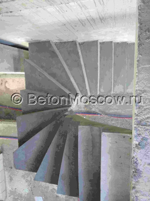 Бетонная монолитная лестница (Красногорск). Фото 5