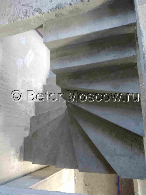 Бетонная монолитная лестница (Красногорск). Фото 6