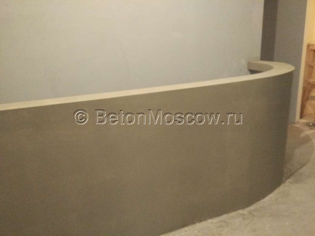 Бетонные умывальники, стойки и столы в Москве. Фото 2