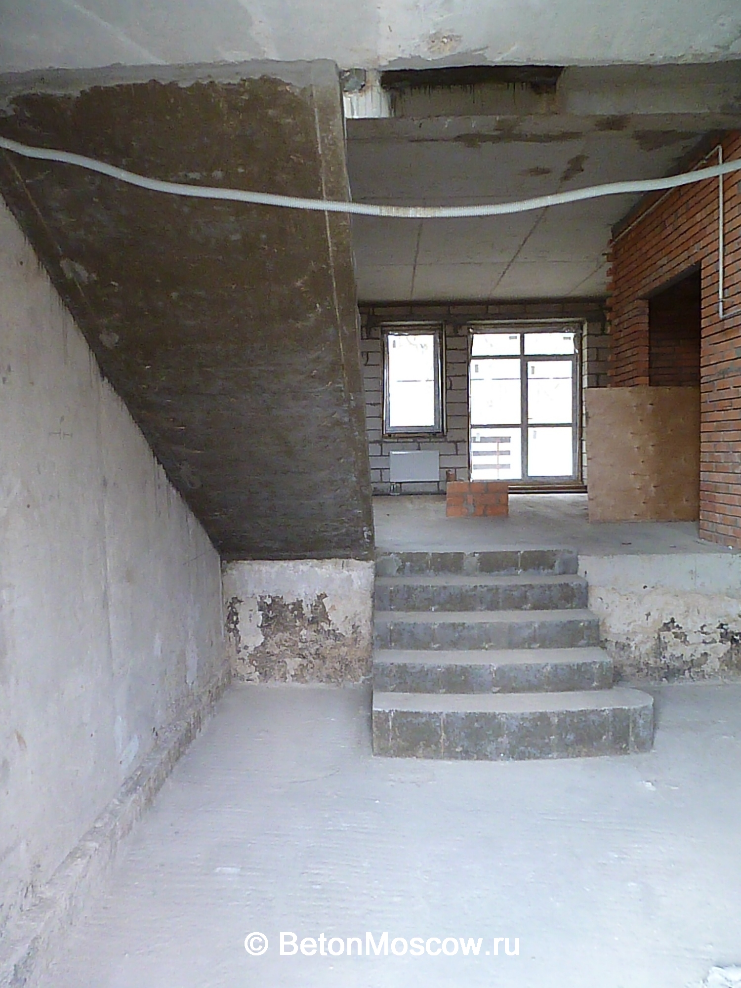 Лестница из бетона в посёлке ЖК Юрьев сад (3). Фото 1