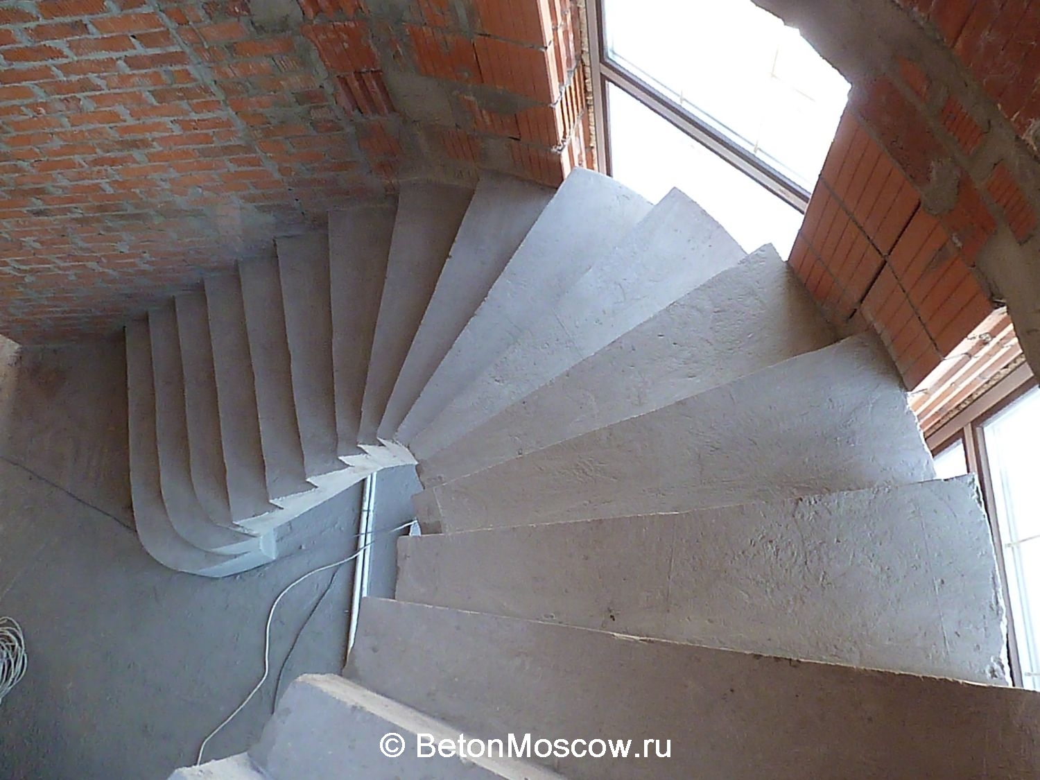 Лестница из бетона в городе Звенигород. Фото 11