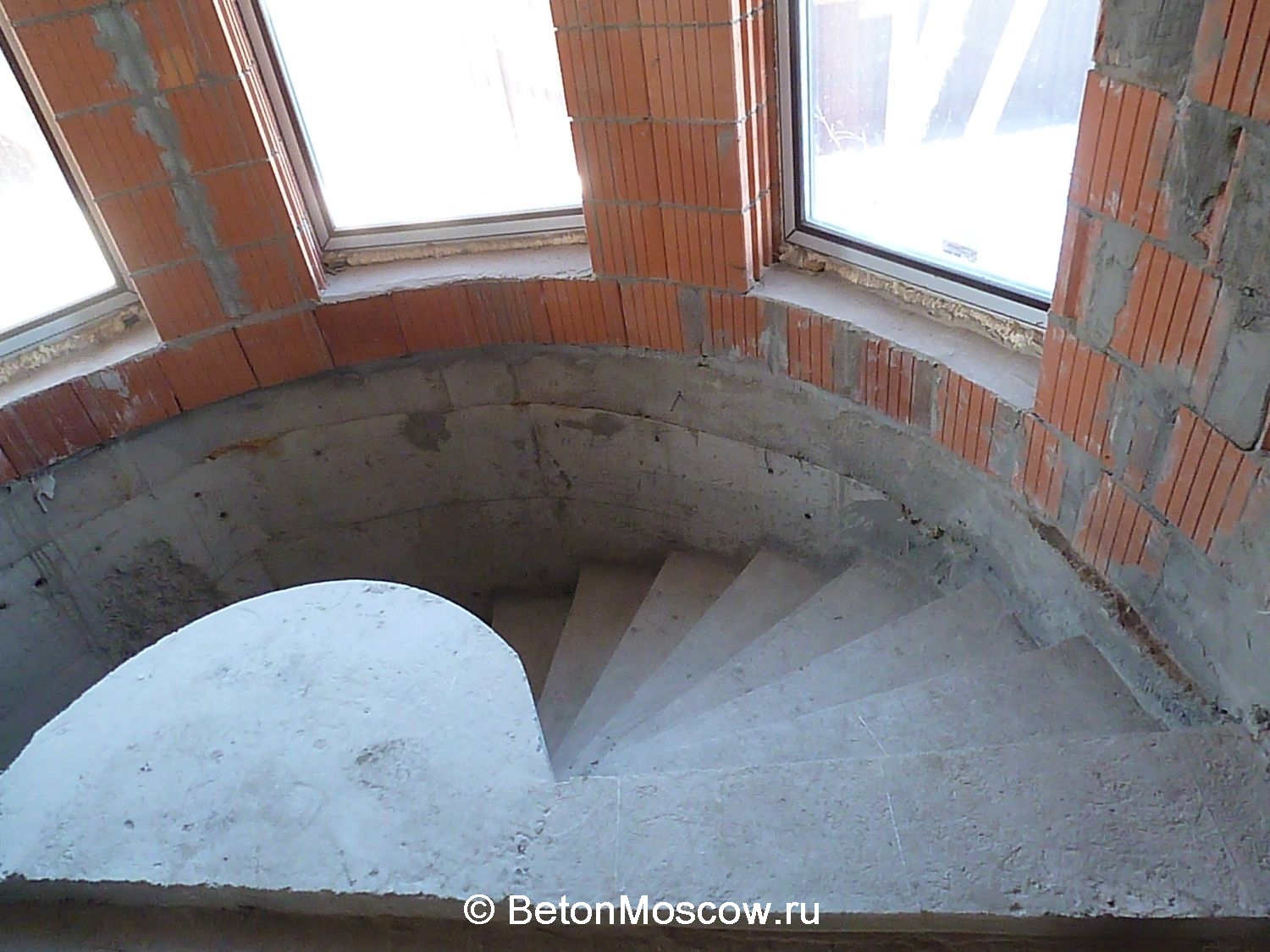 Лестница из бетона в городе Звенигород. Фото 13