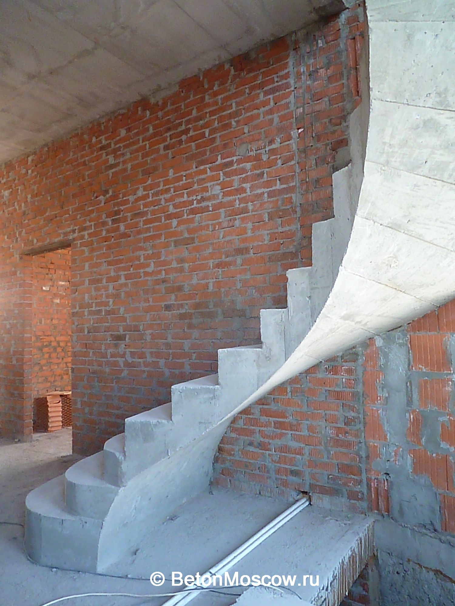 Лестница из бетона в городе Звенигород. Фото 2