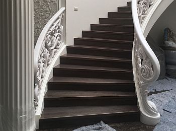 Бетонная лестница в КП Новорижский