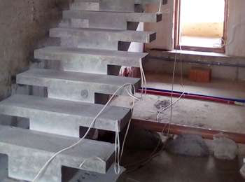 Бетонная лестница в Раменки
