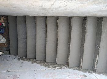 Лестница бетонная в КП Сосновый бор