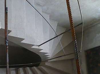 Бетонная лестница в Железнодорожном