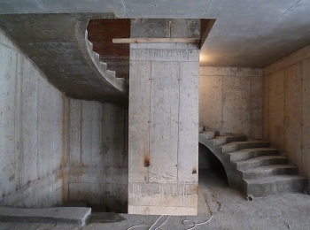 Лестница бетонная посёлке Царское село