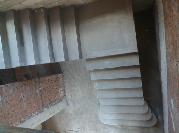 Лестница из бетона Нахабино. Объект 2